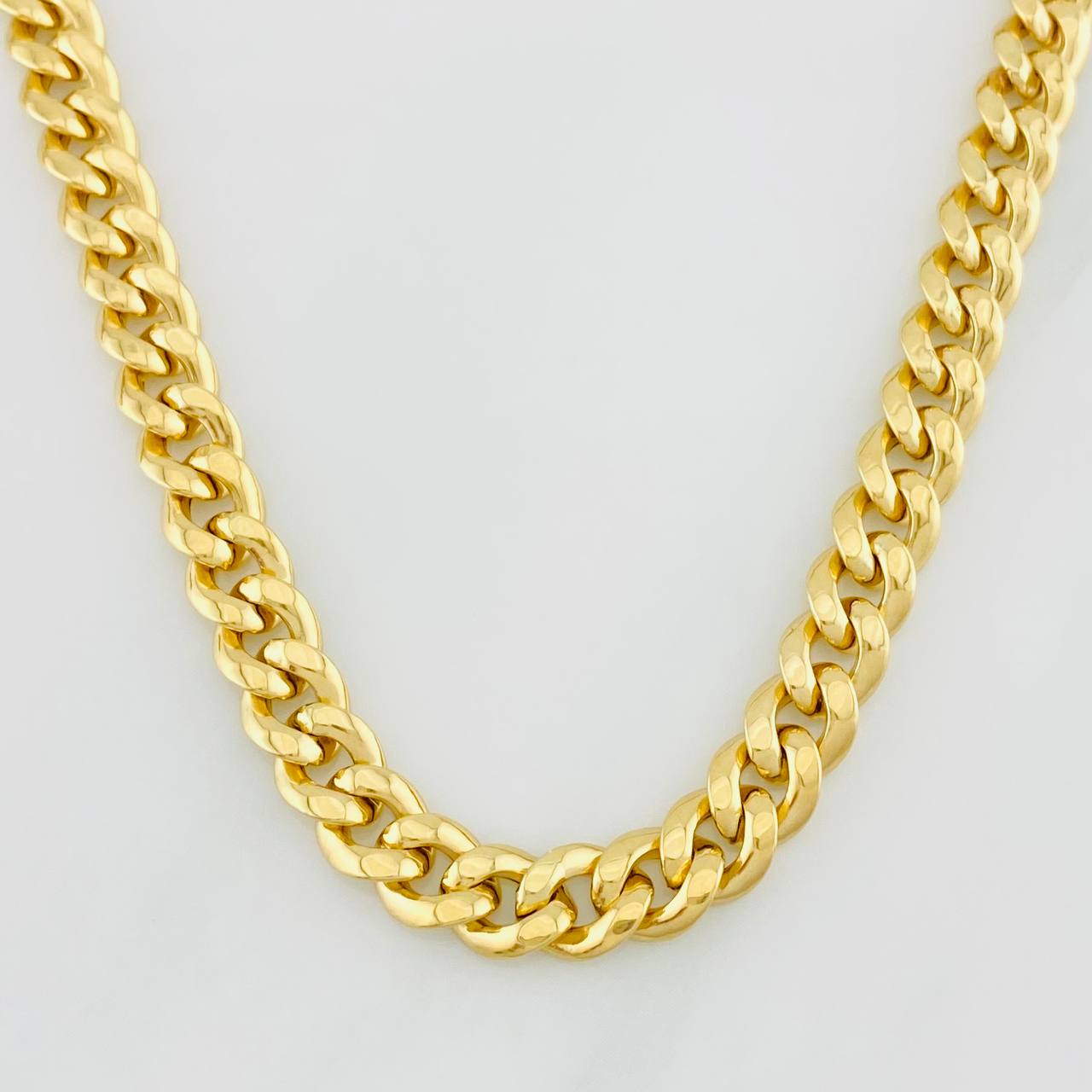 Cadena Cubana 14g / 60cm / 6.6mm Oro Amarillo 18K