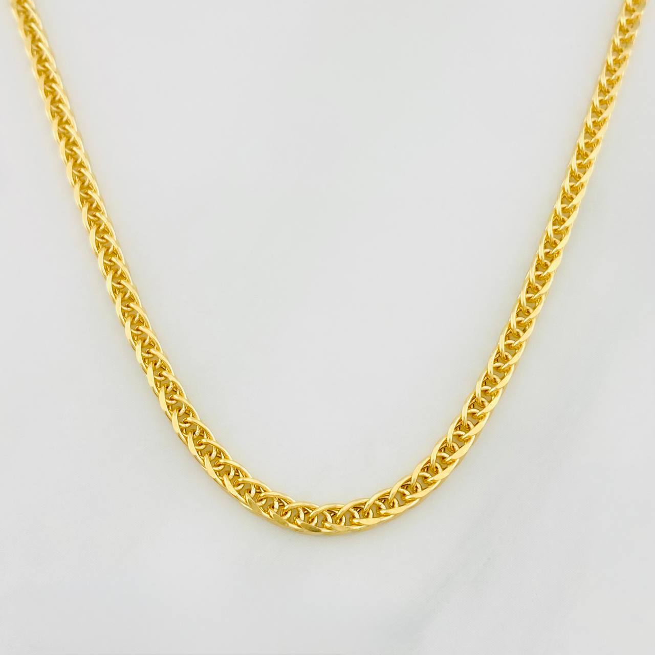 Cadena Franco 6.5g / 60cm / 2mm Oro Amarillo 18K