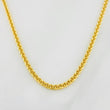 Cadena Franco 6.5g / 60cm / 2mm Oro Amarillo 18K