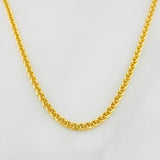 Cadena Franco 6.5g / 60cm / 2mm Oro Amarillo 18K