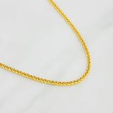 Cadena Franco 6.5g / 60cm / 2mm Oro Amarillo 18K