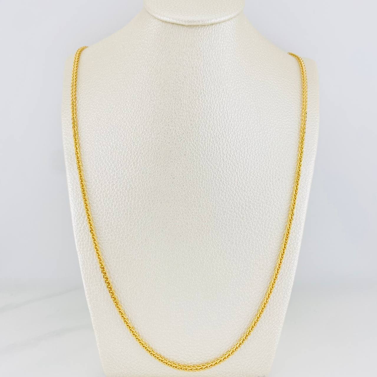 Cadena Franco 6.5g / 60cm / 2mm Oro Amarillo 18K