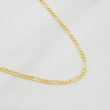 Cadena Figaro 1.55g / 45cm / 1.7mm Oro Amarillo 18K