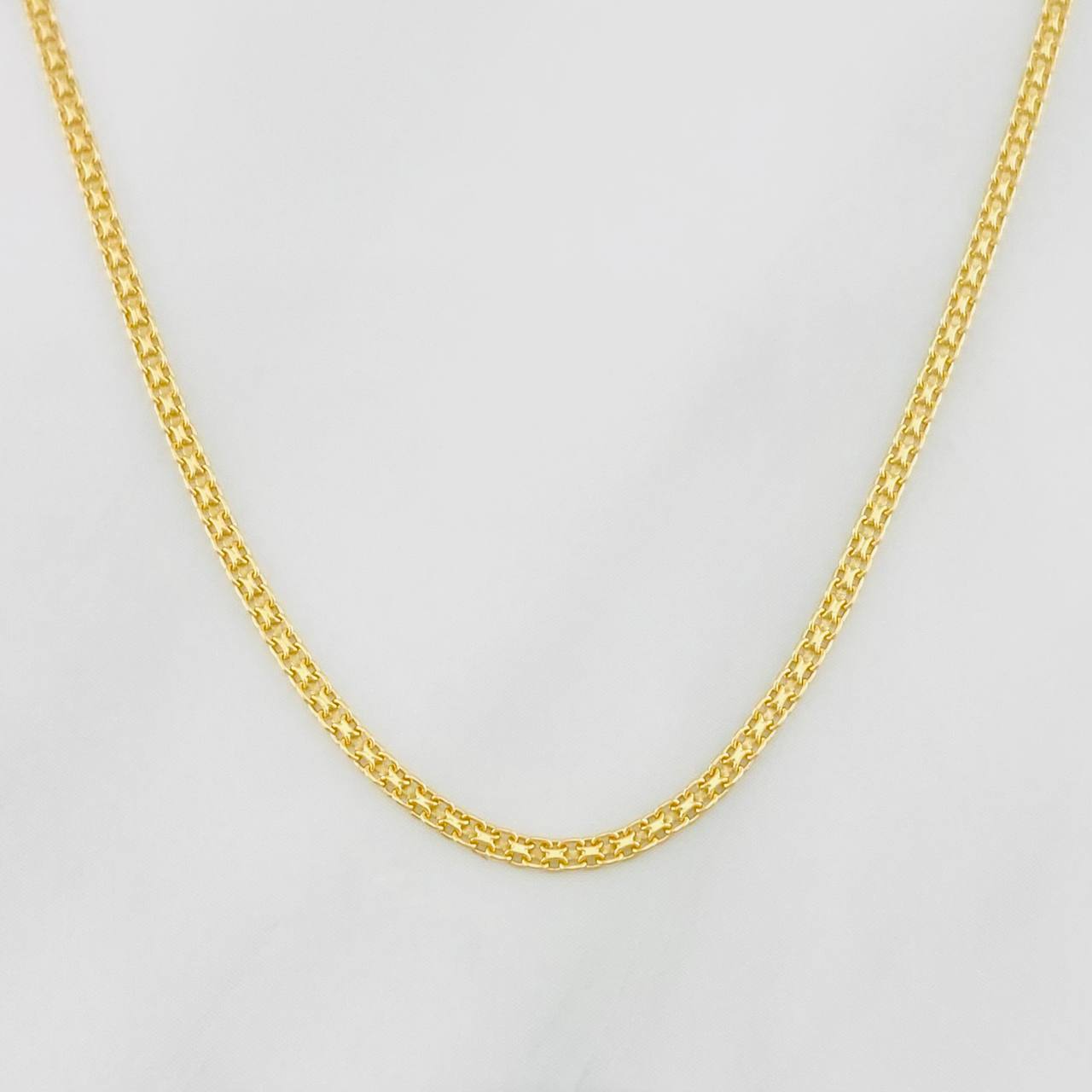 Cadena China 3.3g / 60cm / 1.4mm Oro Amarillo 18K