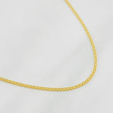 Cadena China 3.3g / 60cm / 1.4mm Oro Amarillo 18K