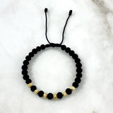 Pulsera Neo Seccional 1.5gr / 5mm Bolas Satinadas 6 und Oro Amarillo *