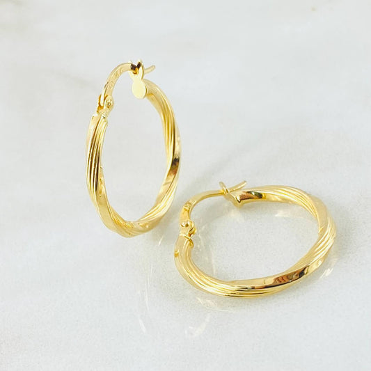 Candongas Mai 1.15gr / 1.5cm / Oro Amarillo 18K *