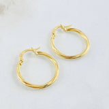 Candongas Lola 1.3gr / 2.3cm / Oro Amarillo 18K *
