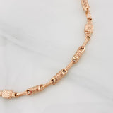 Pulso Rustico Cilindro 4.6g / 21.5cm / 3.59mm Oro Rosa 18K