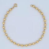 Pulso Tipo Militar 3.8gr / 19cm / 4mm Oro Amarillo 18K $