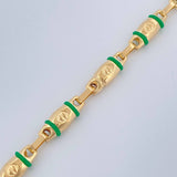 Pulso Rustica Tornillo  4.8gr / 19.5cm / 4.48mm Oro Amarillo 18K $