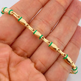 Pulso Rustica Tornillo  4.8gr / 19.5cm / 4.48mm Oro Amarillo 18K $