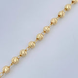 Pulso Tipo Militar 3.8gr / 19cm / 4mm Oro Amarillo 18K $