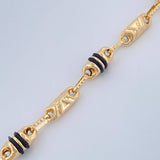 Pulso Rustica Tribal 4.45gr / 19.5cm / 4.7mm Oro Amarillo 18K $