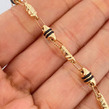 Pulso Rustica Tribal 4.45gr / 19.5cm / 4.7mm Oro Amarillo 18K $