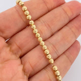 Pulso Militar 4.6gr / 19.4cm / 4mm Oro Amarillo 18K $