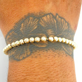 Pulso Militar 4.6gr / 19.4cm / 4mm Oro Amarillo 18K $
