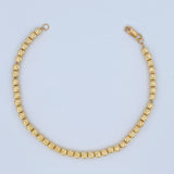 Pulso Militar 4.6gr / 19.4cm / 4mm Oro Amarillo 18K $