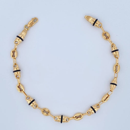 Pulso Rustica Tornillo Gc 5.4gr / 21.5cm / 5.35mm Oro Amarillo 18K $