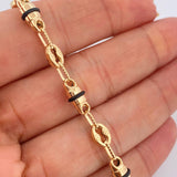 Pulso Rustica Tornillo Gc 5.4gr / 21.5cm / 5.35mm Oro Amarillo 18K $