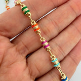 Pulso Rustica Barril 5.6gr / 22cm / 4.7mm Oro Amarillo 18K $