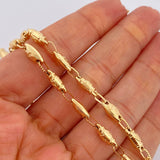 Cadena Rustica Rx 14.5gr / 63.7cm / 3.64mm Oro Amarillo 18K $