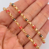 Cadena Rustica Infinitos 28.5gr / 62cm / 3.4mm Oro Amarillo 18K $