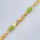 Cadena Rustica Barril 14.75gr / 61.2cm / 5mm Oro Amarillo 18K $