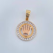 Dije Corona RX 5gr / 3.2cm-Tres Oros 18K $