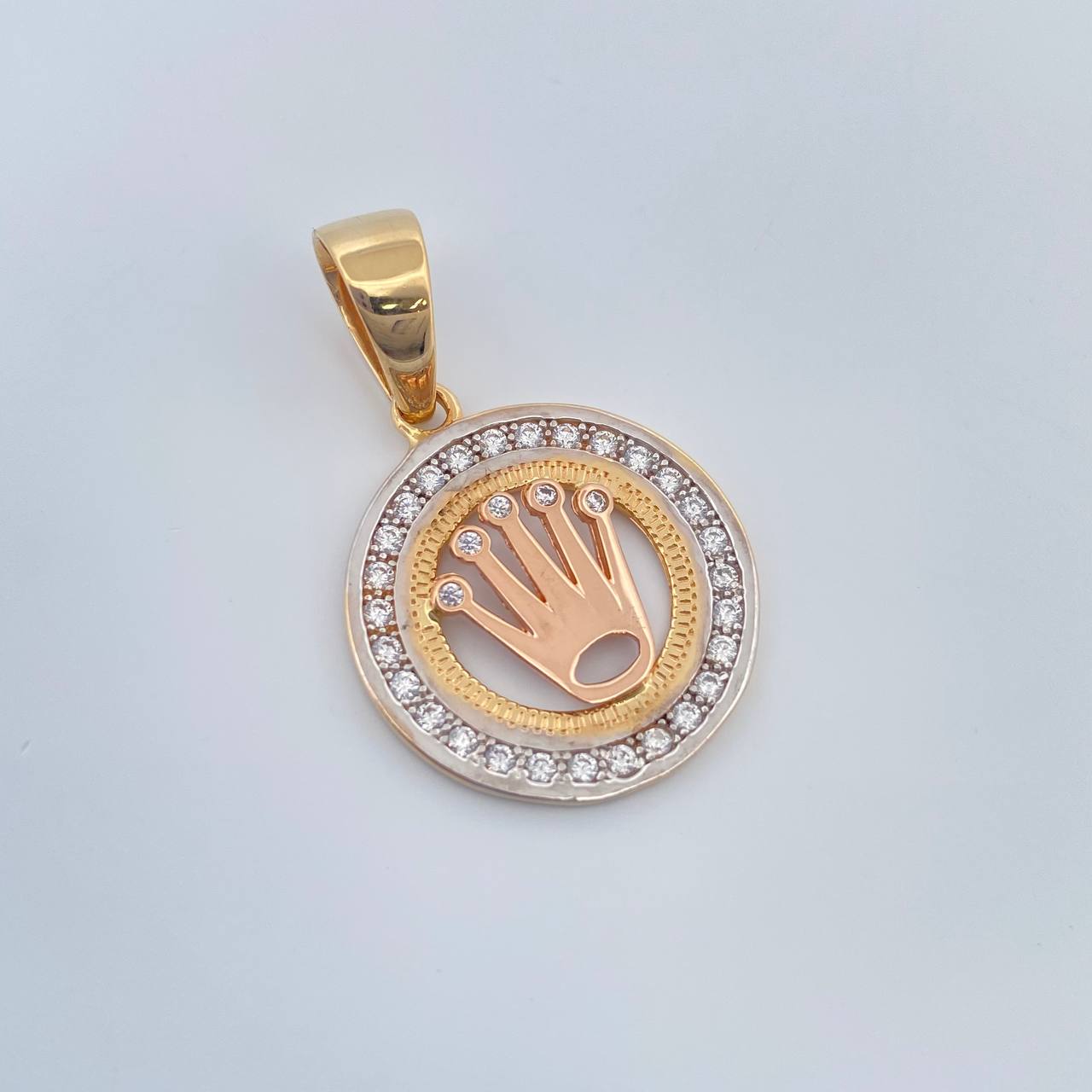Dije Corona RX 5gr / 3.2cm-Tres Oros 18K $