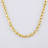 Cadena Militar Media Luna 14.25g / 50cm / 2.9mm Oro Amarillo 18K