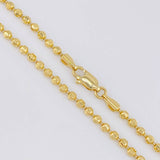 Cadena Militar Media Luna 14.25g / 50cm / 2.9mm Oro Amarillo 18K