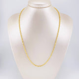 Cadena Militar Media Luna 14.25g / 50cm / 2.9mm Oro Amarillo 18K