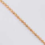 Cadena Militar Media Luna 20.45g / 65cm / 3mm Oro Rosa 18K