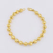 Pulso Militar Media Luna 18.15g / 21.3cm / 7mm Oro Amarillo 18K