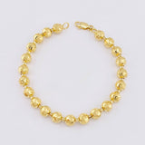 Pulso Militar Media Luna 18.15g / 21.3cm / 7mm Oro Amarillo 18K
