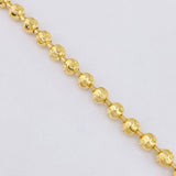 Pulso Militar Media Luna 18.15g / 21.3cm / 7mm Oro Amarillo 18K