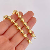 Pulso Militar Media Luna 18.15g / 21.3cm / 7mm Oro Amarillo 18K