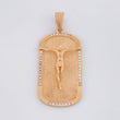 Dije Cristo Placa 10g / 5cm Oro Rosa 18K