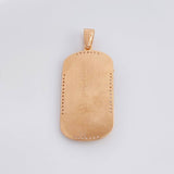 Dije Cristo Placa 10g / 5cm Oro Rosa 18K