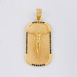 Dije Cristo Placa 9.75g / 5cm Oro Amarillo 18K