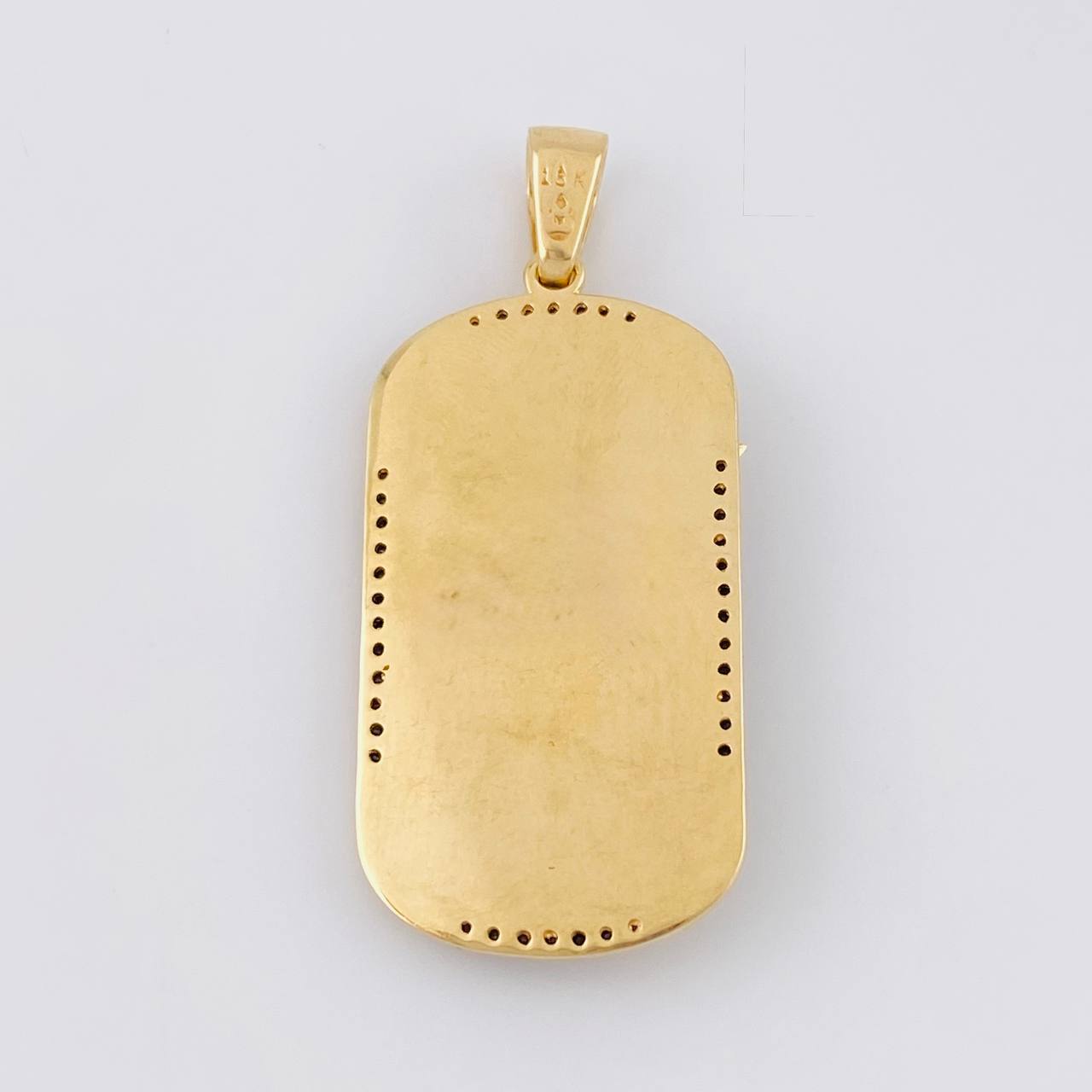 Dije Cristo Placa 9.75g / 5cm Oro Amarillo 18K