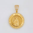 Dije Medalla Virgen Guadalupe 13.3g / 4.3cm Oro Amarillo 18K