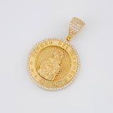 Dije Medalla Virgen Guadalupe 13.3g / 4.3cm Oro Amarillo 18K