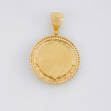 Dije Medalla Virgen Guadalupe 13.3g / 4.3cm Oro Amarillo 18K