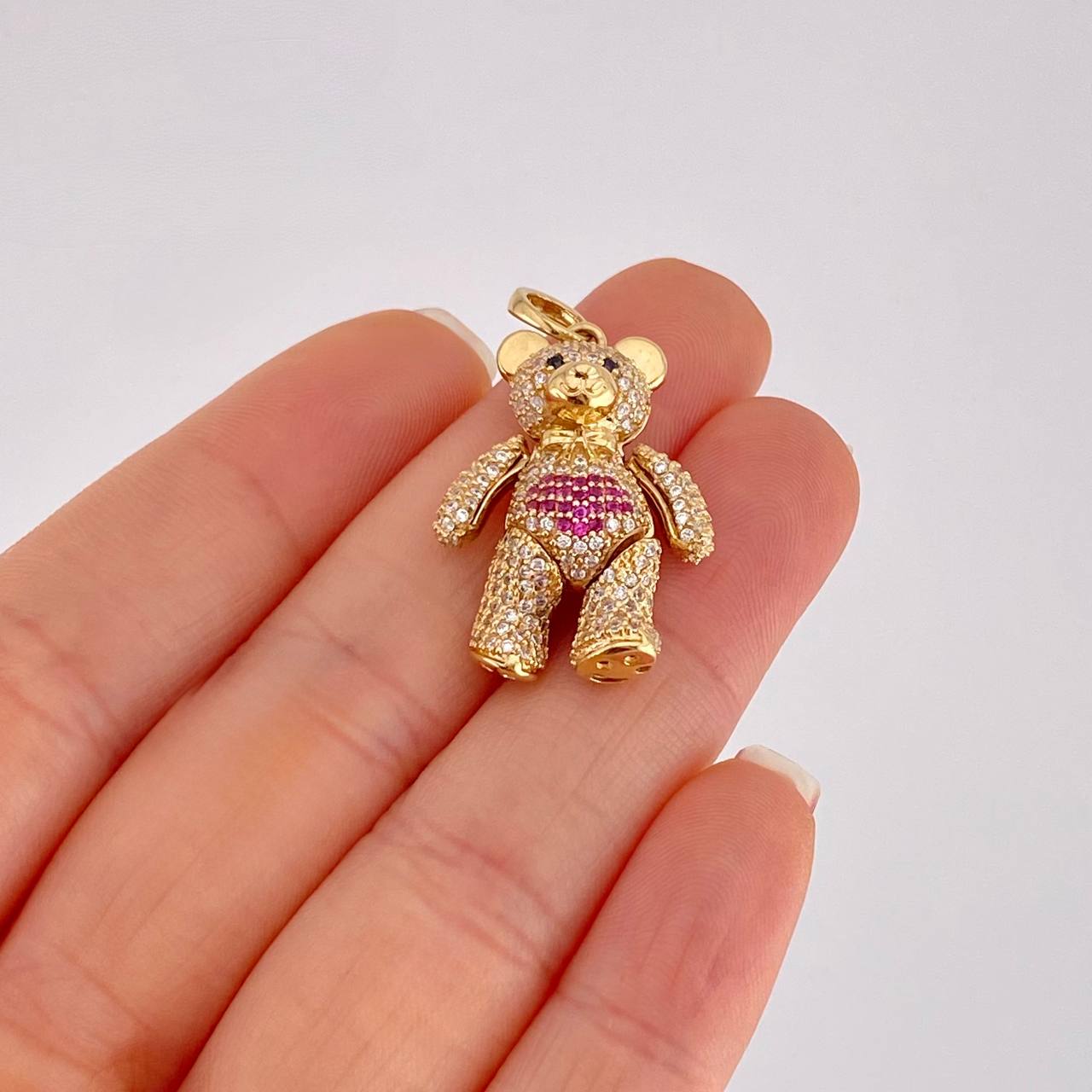 Dije Oso Articulado 8.45g / 3.3cm Oro Amarillo 18K