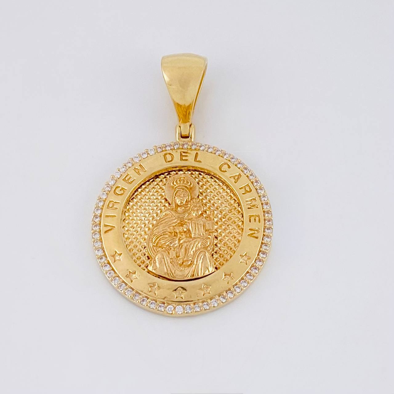 Dije Medalla Virgen Guadalupe 7.65g / 3.6cm Oro Amarillo 18K