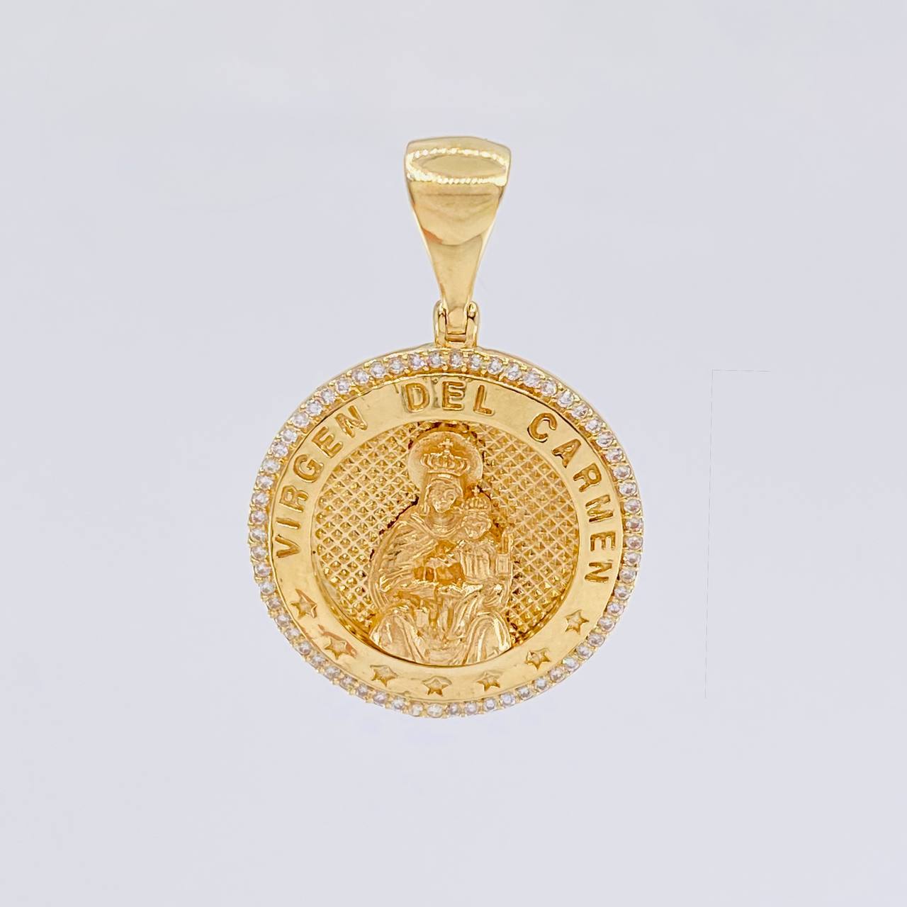Dije Medalla Virgen Guadalupe 7.65g / 3.6cm Oro Amarillo 18K