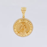Dije Medalla Virgen Guadalupe 7.65g / 3.6cm Oro Amarillo 18K
