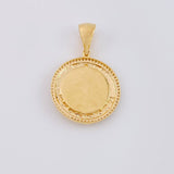 Dije Medalla Virgen Guadalupe 7.65g / 3.6cm Oro Amarillo 18K